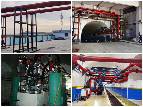 陜煤建設渭南分公司第二安裝項目部提前1天完成紅柳林煤礦二號進風斜井段排水系統(tǒng)