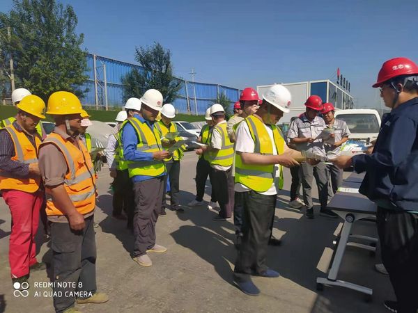 陜煤建設天工公司土建四部按下“節(jié)能降碳、你我同行” 快捷鍵