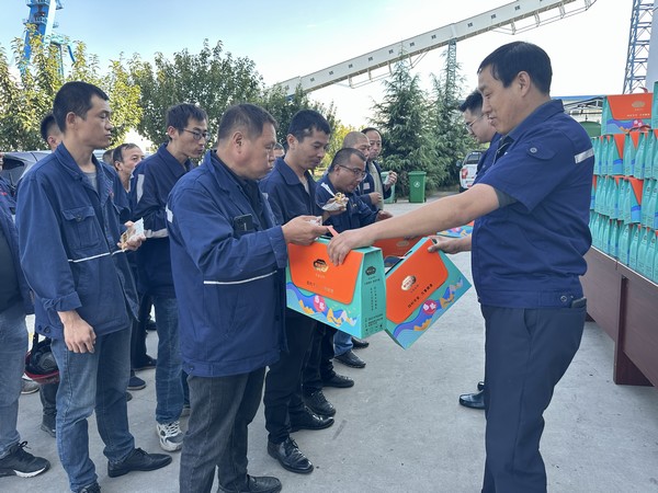 陜煤建設(shè)洗選煤運(yùn)營公司澄合山陽運(yùn)營項(xiàng)目部：中秋月圓齊歡慶，溫情關(guān)懷暖人心