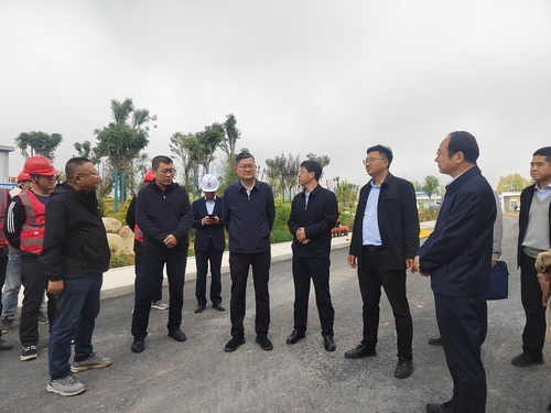 榆林市委副書記、市委黨校校長李雄斌一行蒞臨榆林市委黨校新校區(qū)建設項目檢查指導工作