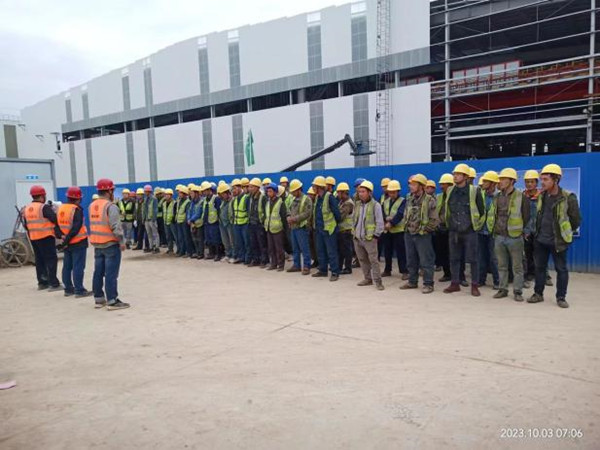 陜煤建設(shè)漢中分公司漢鋼新建中厚板項目：搶抓十月黃金期，工程建設(shè)加速度