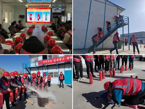 陜煤建設(shè)直屬第七項目部成功開展消防知識培訓及演練活動