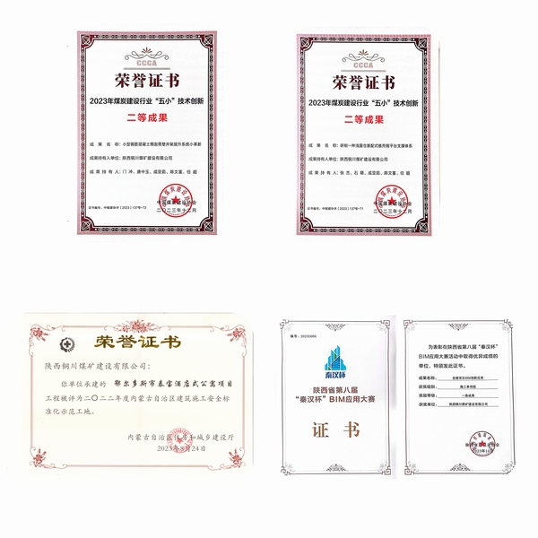 陜煤建設(shè)銅煤公司年終盤點！創(chuàng)優(yōu)成績單