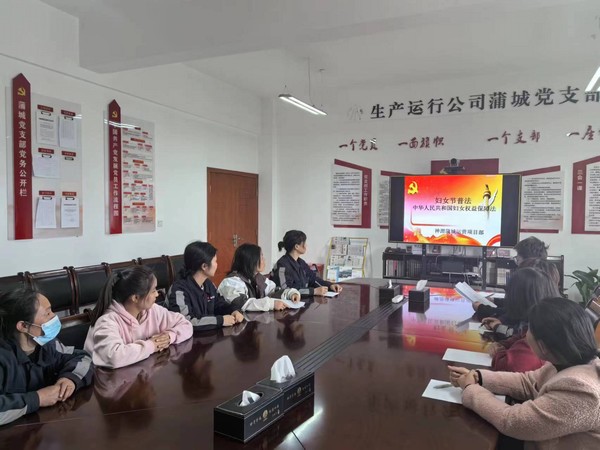 陜煤建設(shè)洗選煤運(yùn)營公司開展女職工維權(quán)月活動