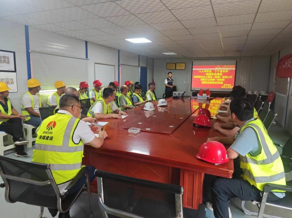 陜煤建設(shè)咸陽分公司第一項目部：以“演”助防，筑牢安全第一防線