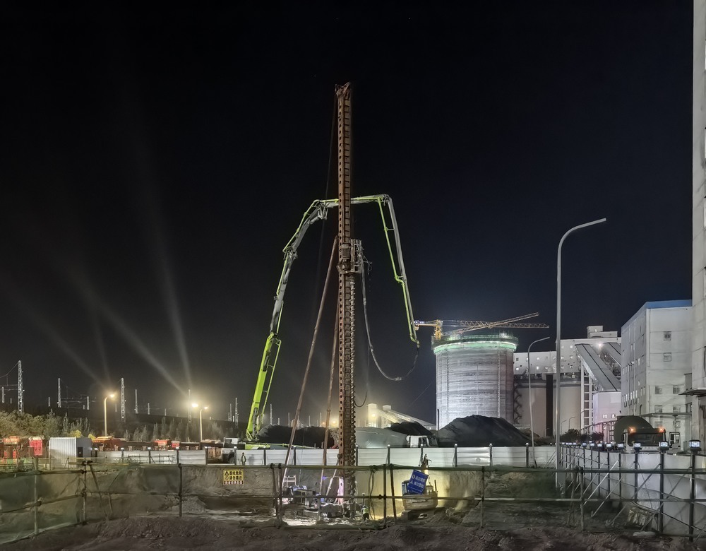 陜煤建設(shè)天工公司土建第十項(xiàng)目部：168小時(shí)，“旋”出加速度