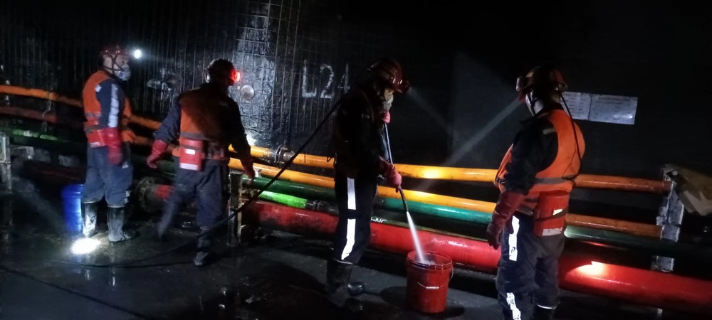 陜煤建設渭南分公司第二安裝項目部三向發(fā)力樹牢百日安全靶向性航標