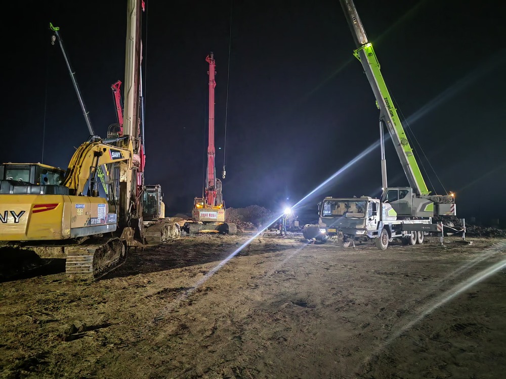 陜煤建設韓城分公司土建四項目部：夜幕下的奮斗，鑄就精品工程輝煌篇章