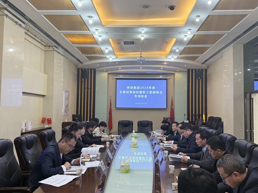 陜煤集團(tuán)檢查組蒞臨建設(shè)集團(tuán)開展2024年度主要經(jīng)營(yíng)指標(biāo)及職工薪酬情況專項(xiàng)檢查
