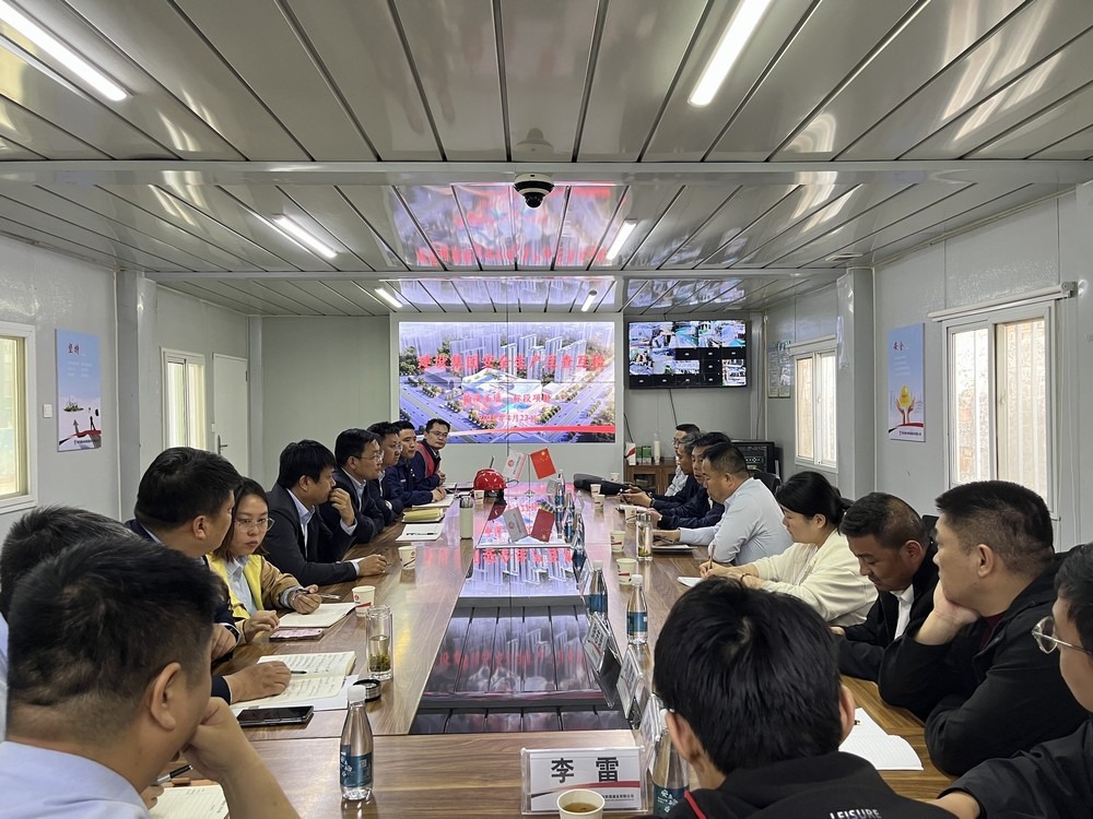 集團領(lǐng)導帶隊深入所屬單位在建項目開展安全生產(chǎn)互查互檢工作