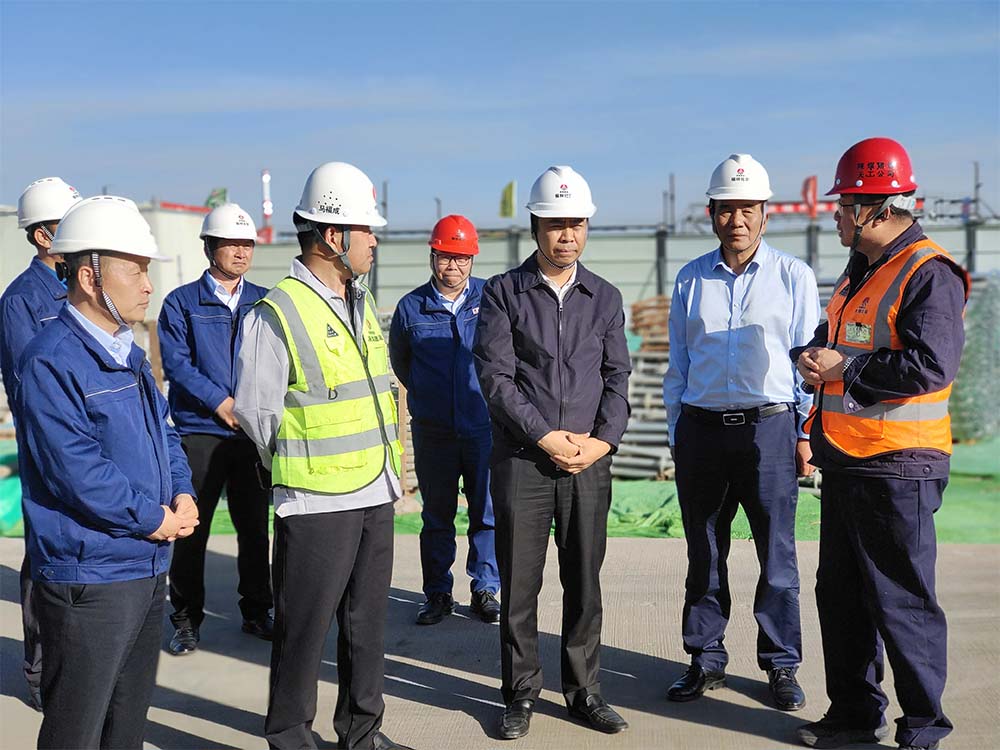 陜煤集團(tuán)副總經(jīng)理宋召軍深入天工公司項(xiàng)目一線檢查指導(dǎo)